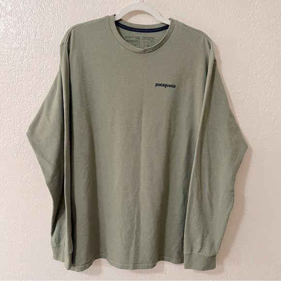 Patagonia Other - Patagonia Shirt Long Sleeve Responsibili-tee Fish Trout Water Size L